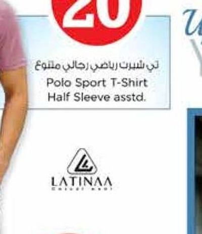 Latinaa Polo Sport T-Shirt Half Sleeve asstd.