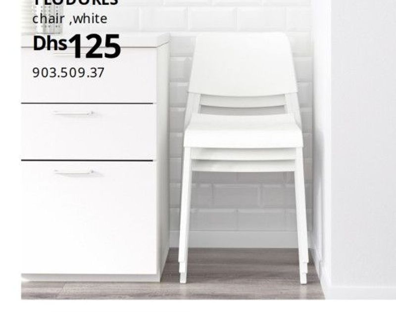 TEODORES chair, white