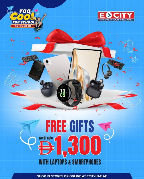 More Tech & More Value from ECity until 31st August