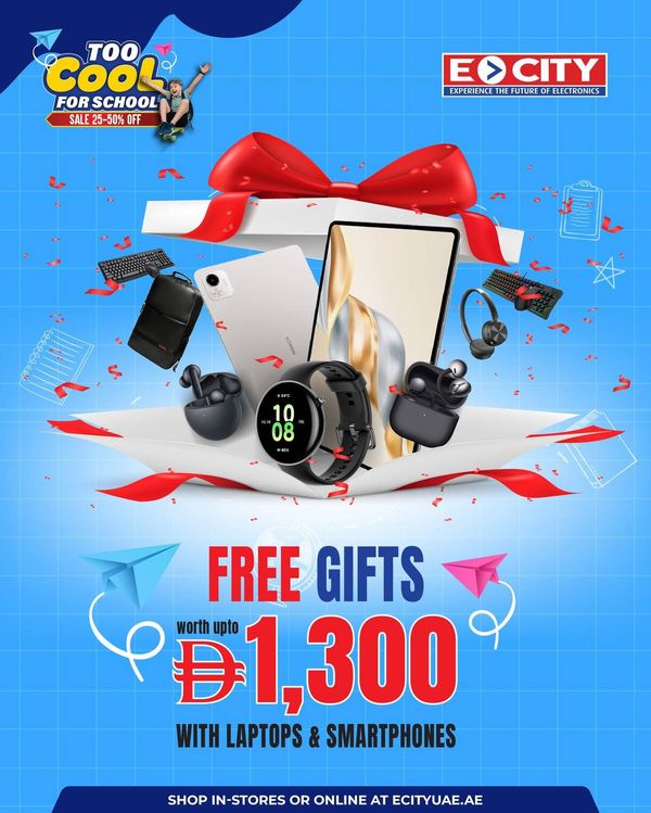 More Tech & More Value from ECity until 31st August