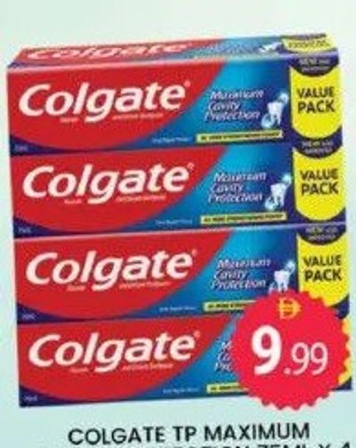 Colgate TP Maximum Cavity Protection 75ml x 4