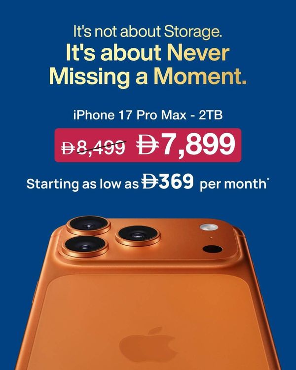 Sale On iPhone 17 Pro Max 2TB from Jumbo until 26th July