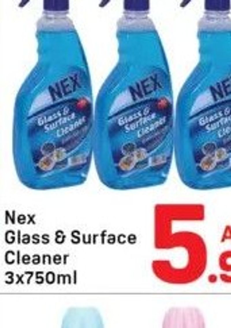 Nex Glass & Surface Cleaner 3x750ml