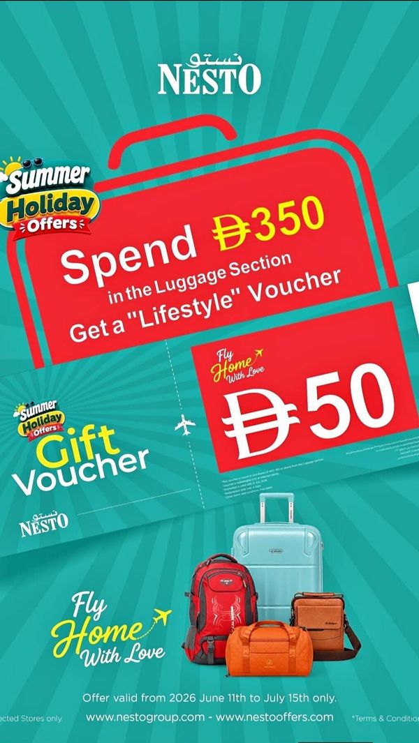 Fly Home With Love from Nesto until 15th June