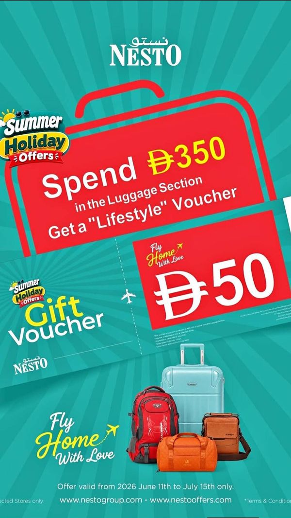 Fly Home With Love from Nesto until 15th June