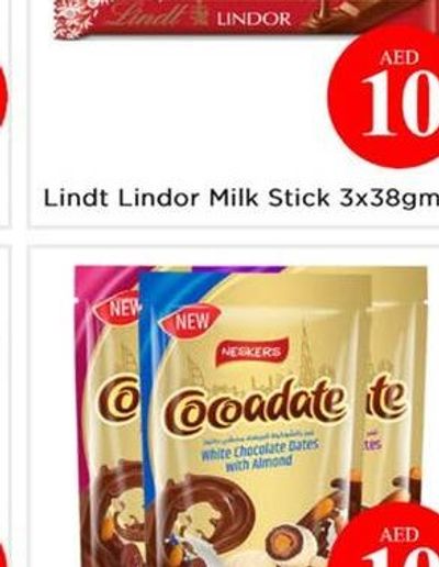 Lindt Lindor Milk Stick 3x38gm
