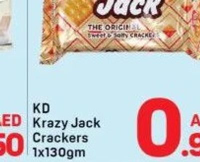 KD Krazy Jack Crackers 1x130gm