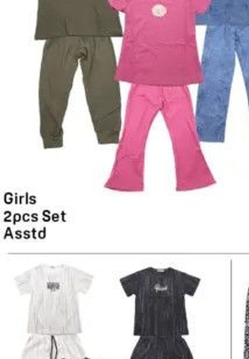 Girls 2pcs Set Asstd
