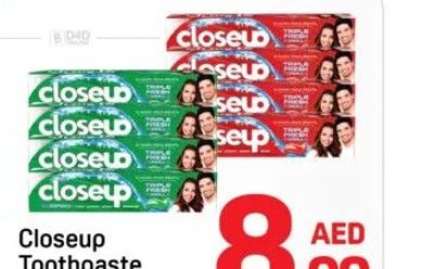 Closeup Toothpaste 4x75ml