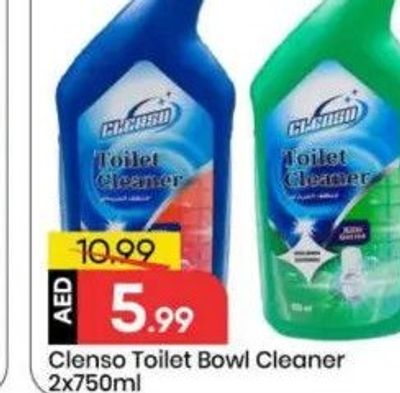 Clenso Toilet Bowl Cleaner 2x750ml