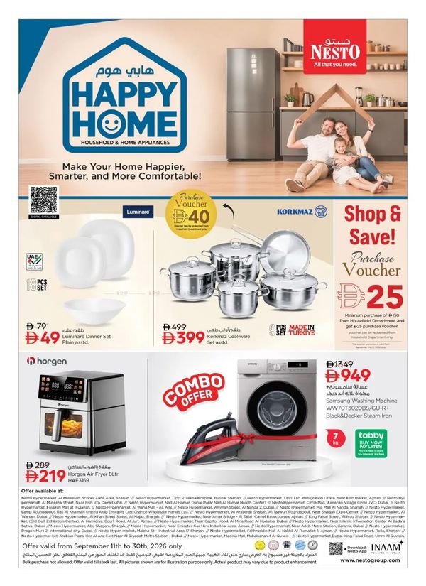 Happy Home from Nesto until 30th September