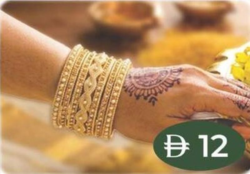 Bangles Set (Gold Embossed)