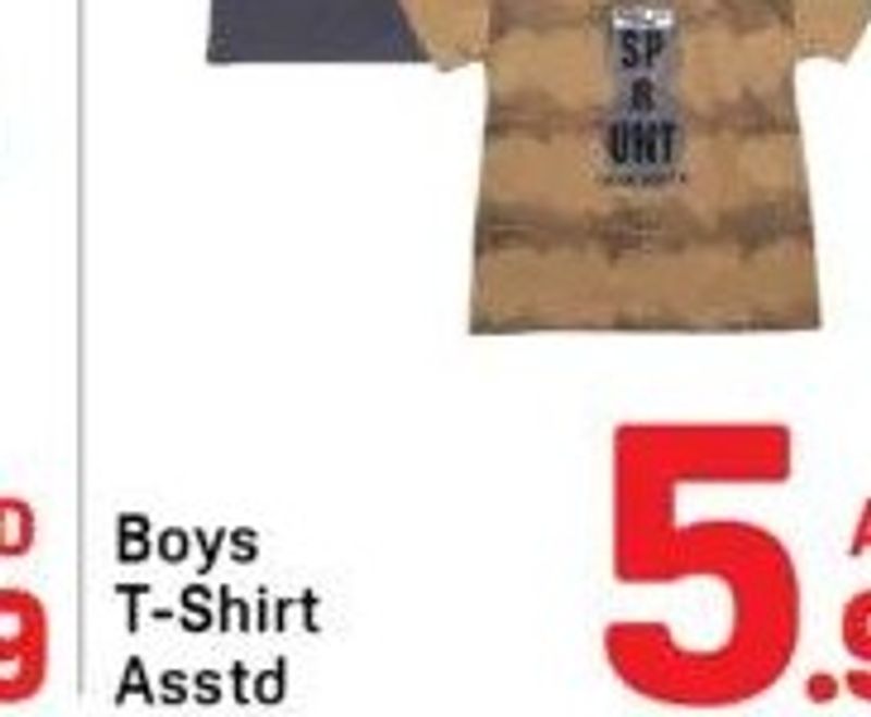 Boys T-Shirt Asstd