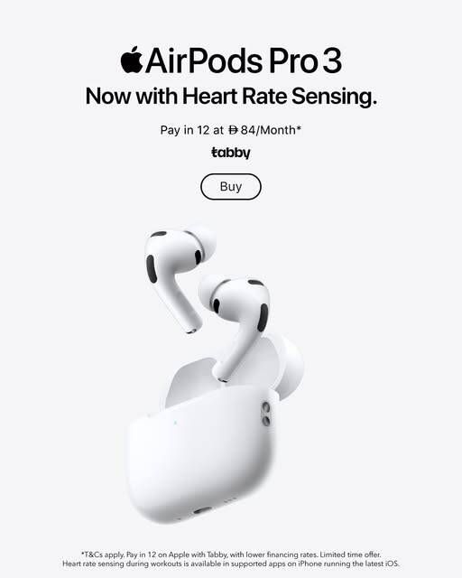 Sale On AirPods Pro3 from Sharaf DG until 13th June