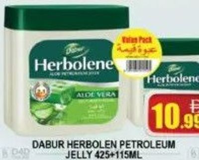 DABUR HERBOLENE PETROLEUM JELLY 425+115ML