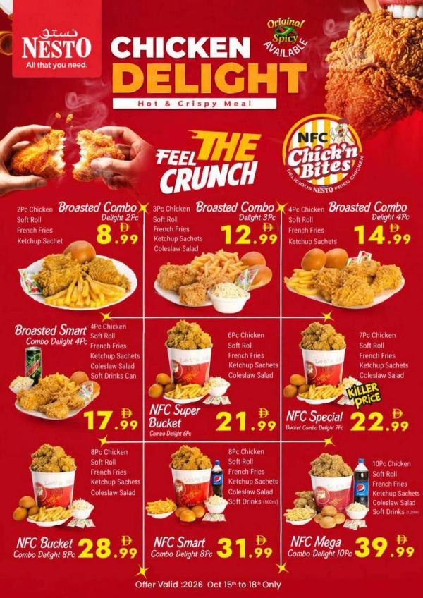 Chicken Delight from Nesto until 18th October