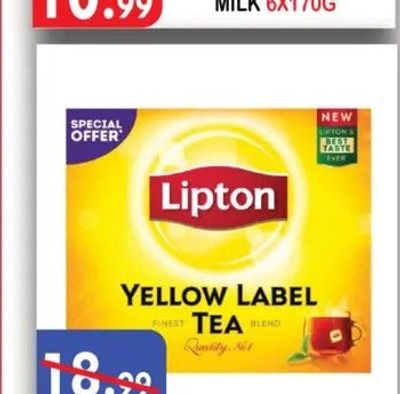 LIPTON YELLOW LABEL TEA 100 BAGS