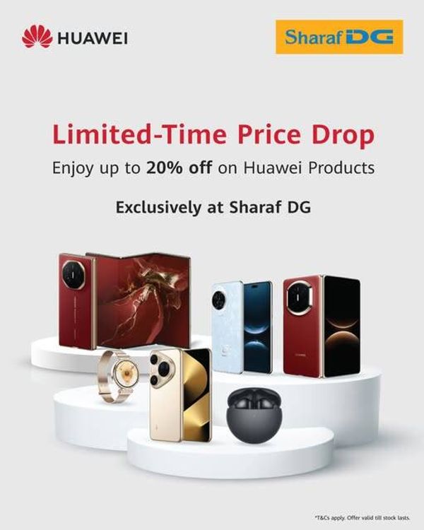 Limited Time Price Drop from Sharaf DG until 30th April