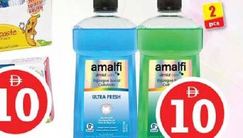 Amalfi Mouth Wash Assorted 2x500ml