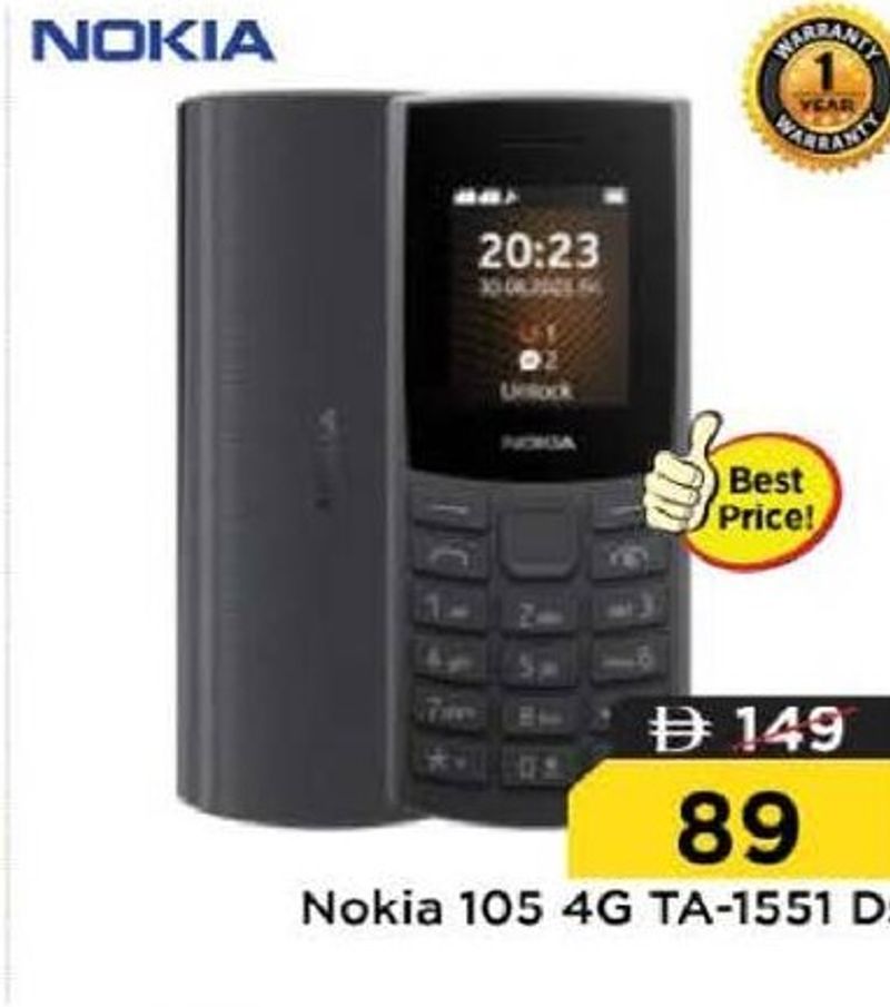 Nokia 105 4G TA-1551 Ds
