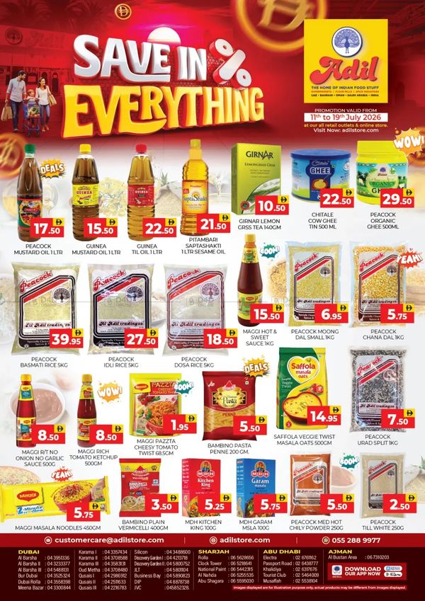 Save In Everything from Al Adil until 19th July