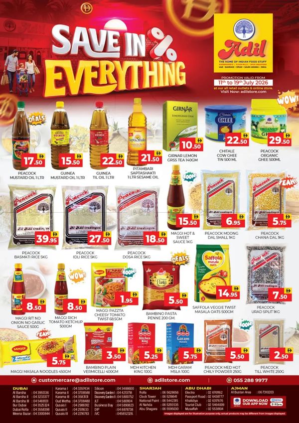 Save In Everything from Al Adil until 19th July