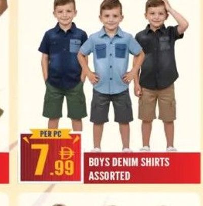 BOYS DENIM SHIRTS ASSORTED