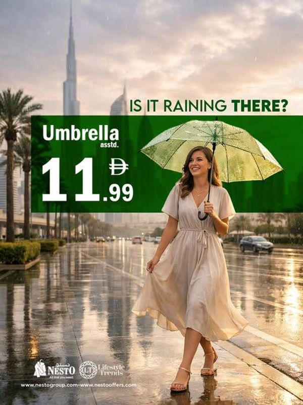 Umbrella Sale from Nesto until 31st March