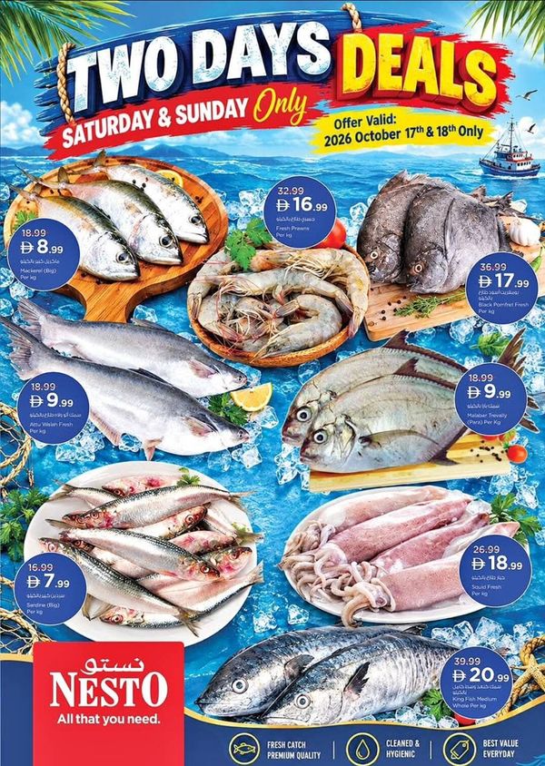 Two Days Deal from Nesto until 18th October