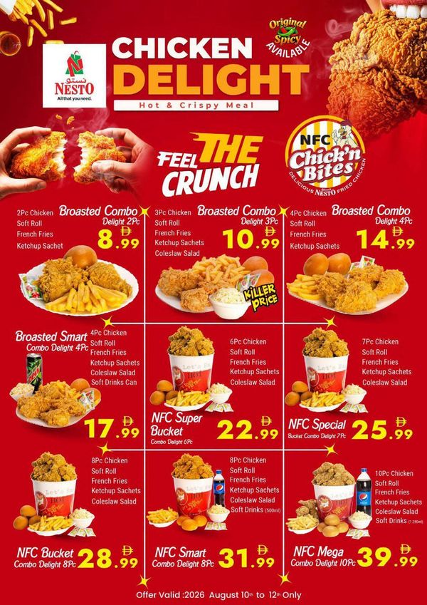 Chicken Delight from Nesto until 12th August