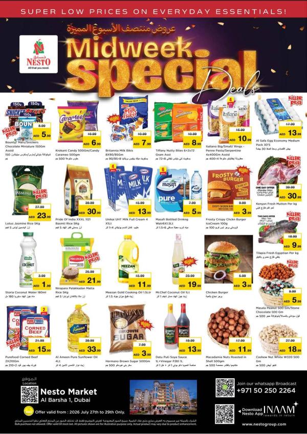 Midweek Deals
