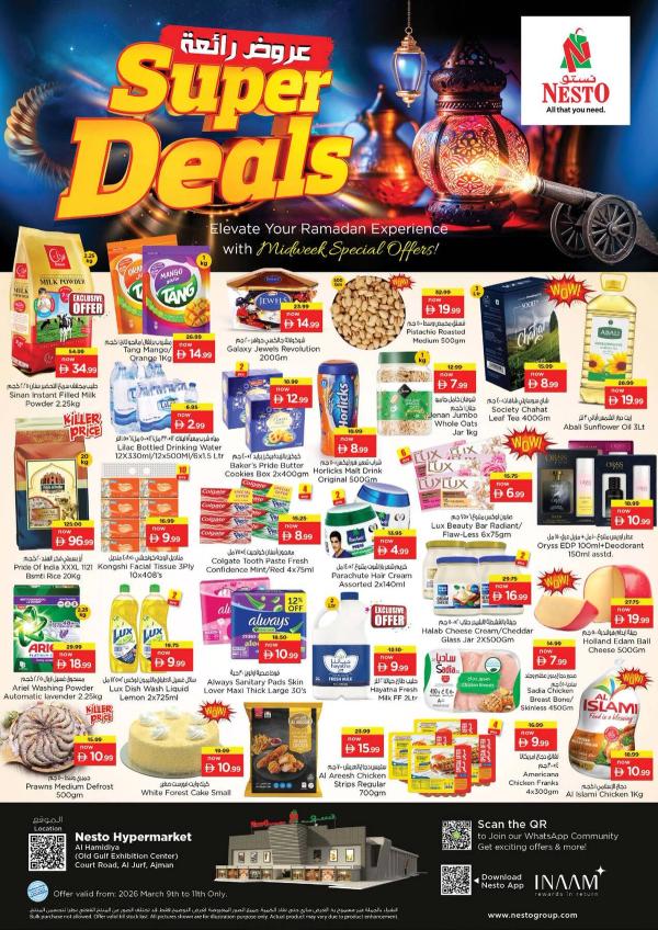 Midweek Deals - Al Jurf from Nesto until 11th March