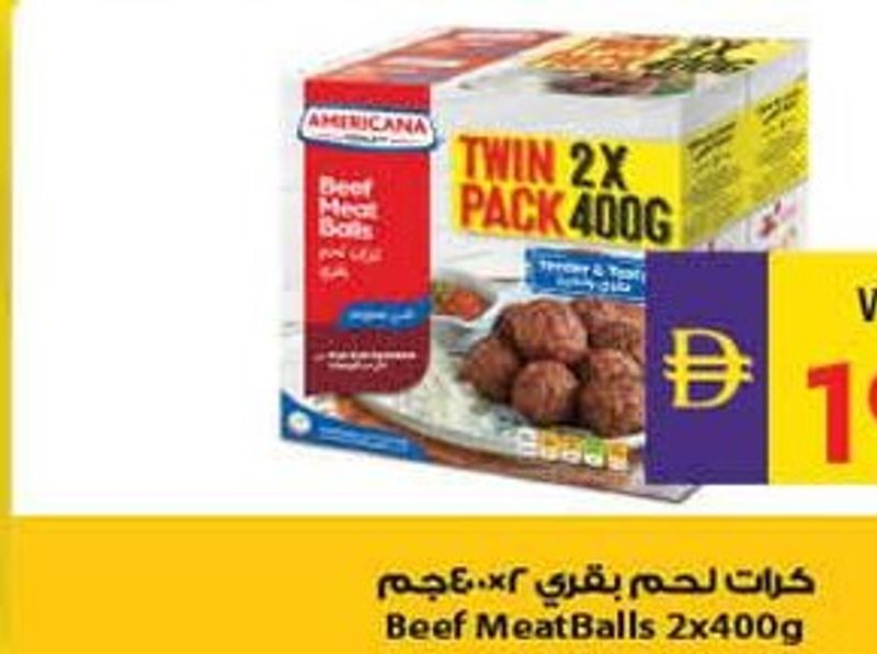 Americana Beef Meatballs 2x400g