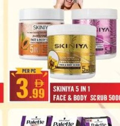 SKINIYA 5 IN 1 FACE & BODY SCRUB 500G
