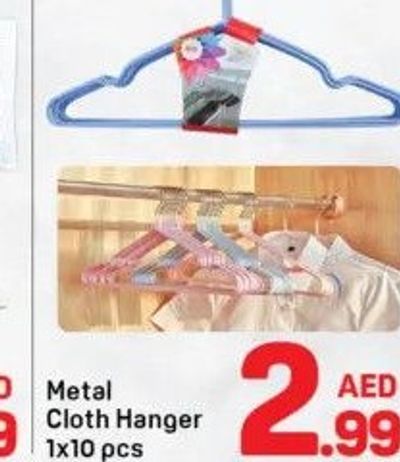 Metal Cloth Hanger 1x10 pcs