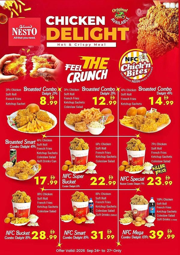Chicken Delight from Nesto until 27th September
