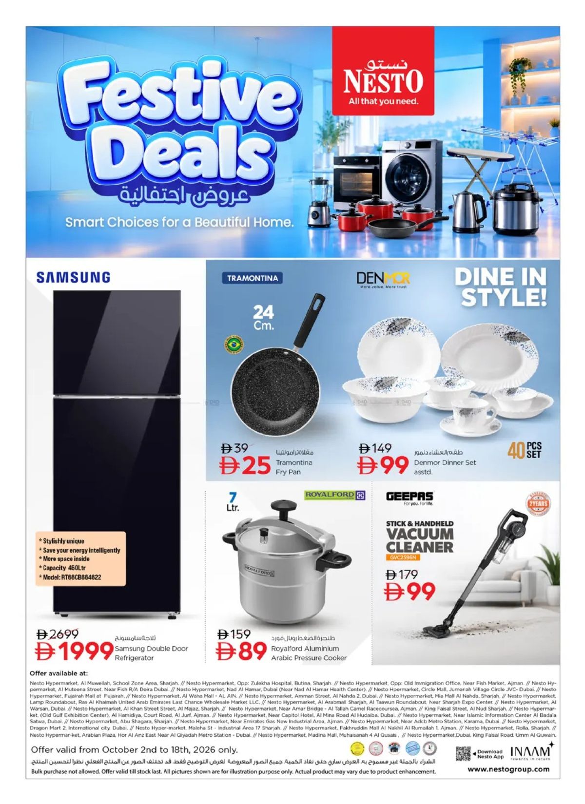 Festive Deals from Nesto until 18th October
