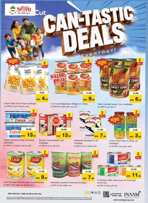 Can Tastic Deals Everyday from Nesto until 12th July