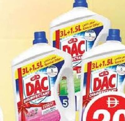 Dac Disinfectant Lavender/Rose/Pine 4.5Ltr