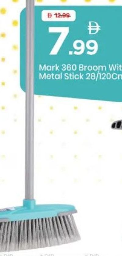 Mark 360 Broom With Metal Stick 28/120Cm