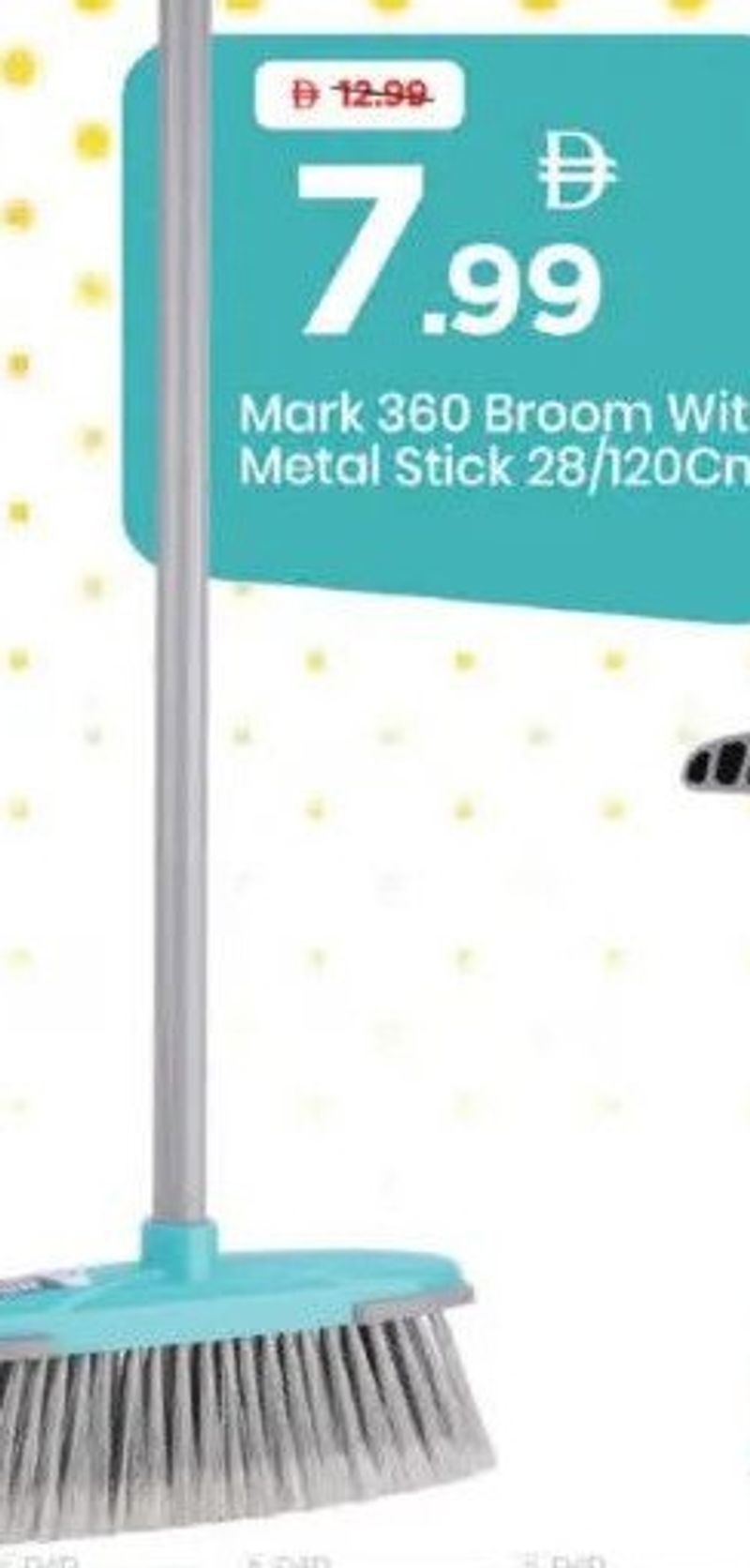 Mark 360 Broom With Metal Stick 28/120Cm