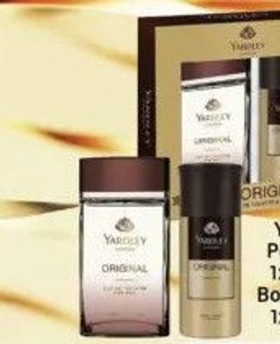 Yardley Perfume 1x100ml Body Spray 1x150ml