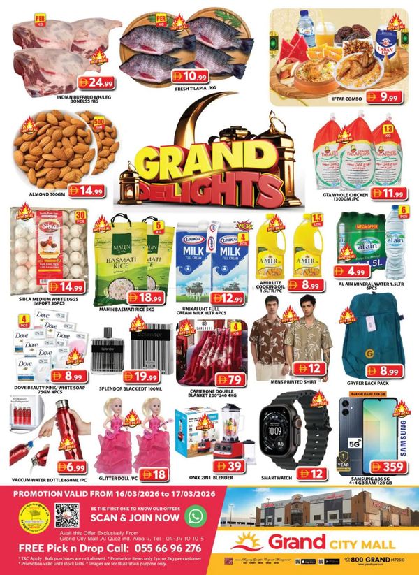 Midweek Deals - Grand City Mall from Grand Hypermarket until 17th March