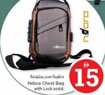 Ndora Chest Bag with Lock asstd.