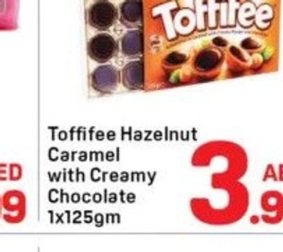 Toffifee Hazelnut Caramel with Creamy Chocolate 1x125gm