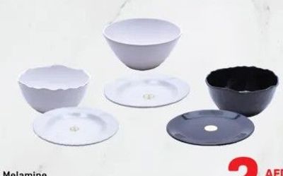 Melamine Plate / Bowl Asstd