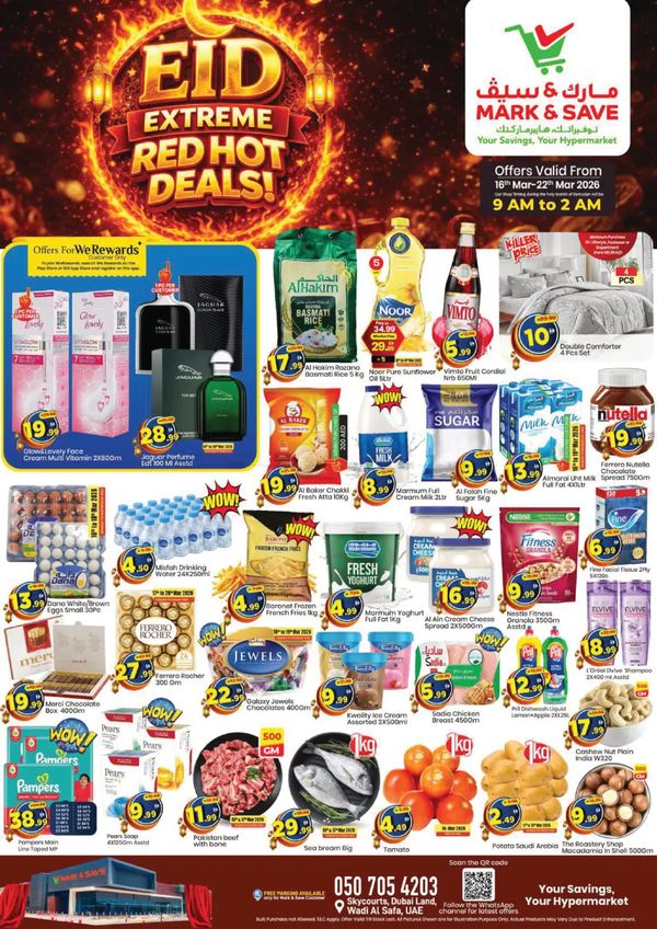 Eid Hot Deals - Wadi Al Safa, Dubai from Mark & Save until 22nd March