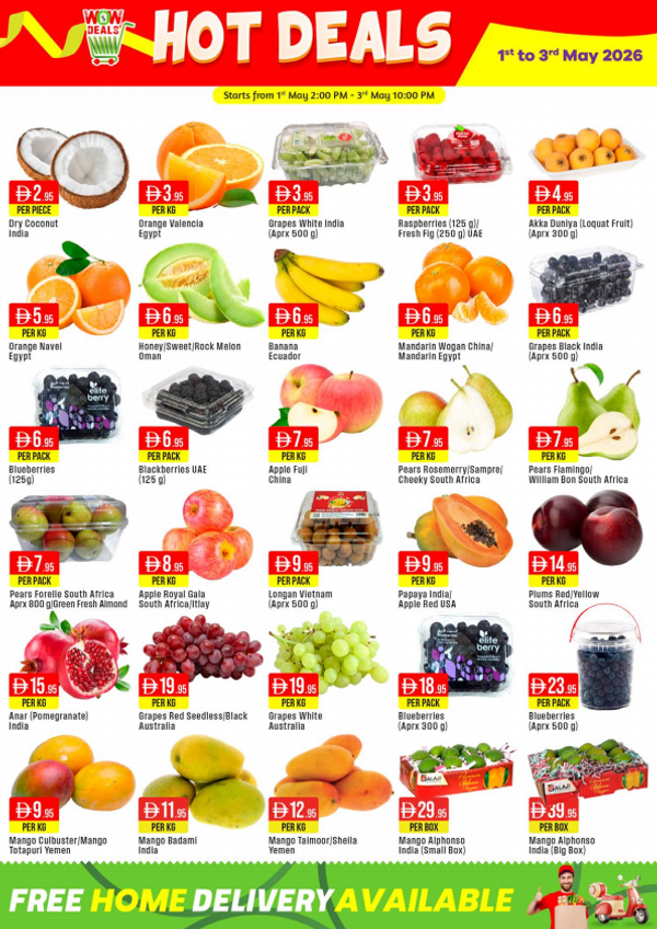 Hot Offers from West Zone until 3rd May