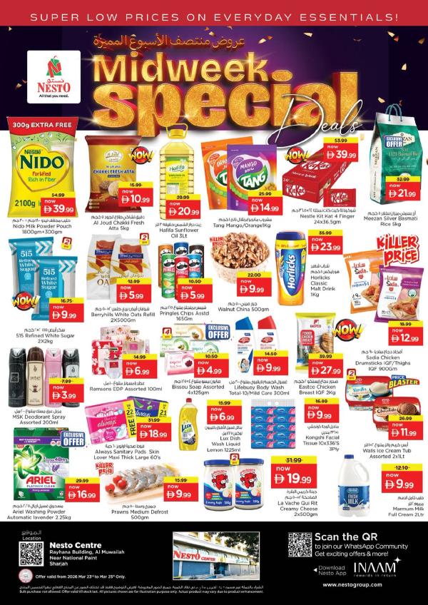 Midweek Deals