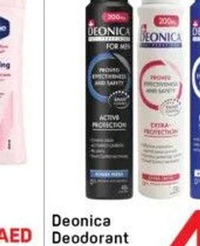 Deonica Deodorant Spray 1x200ml